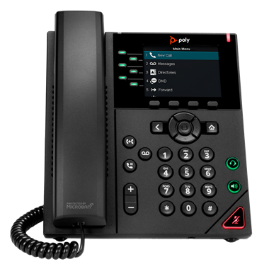 VVX 350 6-line Desktop Business IP Phone with du : image 1