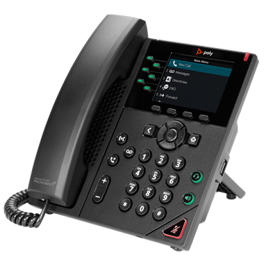 VVX 350 6-line Desktop Business IP Phone with du : image 3