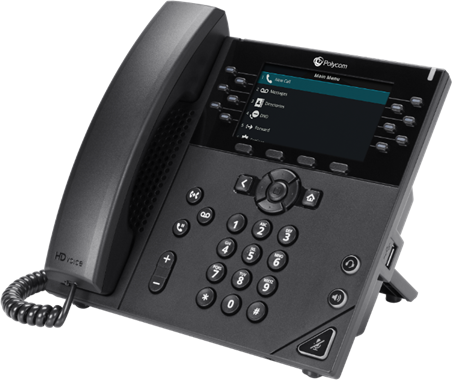 VVX 450 12-line Desktop Business IP Phone with d : image 2